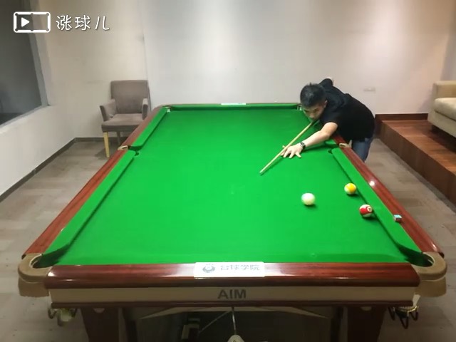 #进阶练习业余二级#题6：15度角中低杆k球