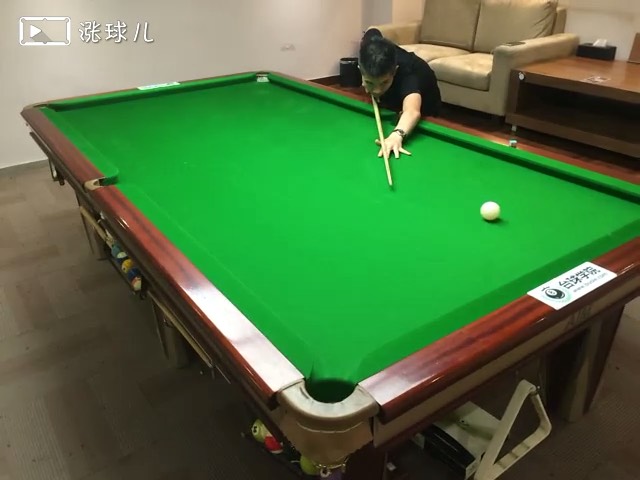 #进阶练习业余二级#题24：底袋三颗球打进同一个袋