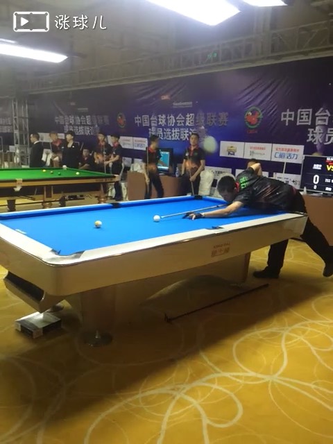 #中国台球超级联赛#台湾九球高手张荣麟