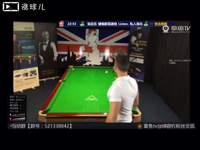 #波茨直播表演清台#12个贴库球啊，太厉害了
