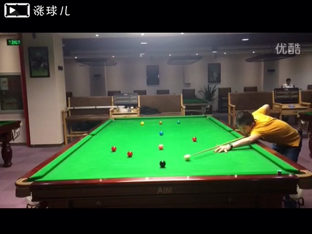 斯诺克10红球清台练习#斯诺克清台练习#