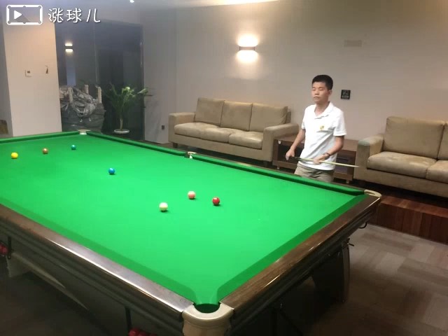 黑球走位线路2:中高杆两库叫底袋#斯诺克走位线路#