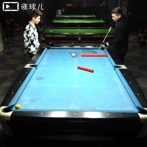 #秀球技##花式台球#  花式台球教学入驻涨球儿