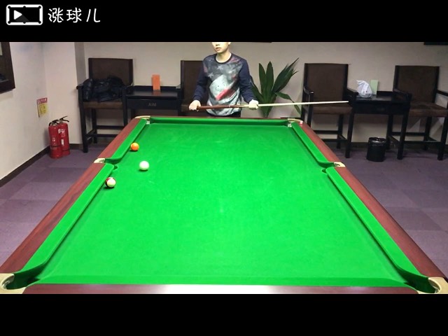 4个贴库球练习#台球五级练习题#