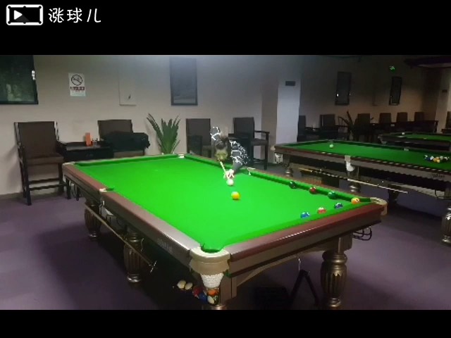 分离角K球练习，学艺不精，只能前四颗