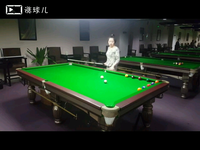 分离角练习，6号球老K不到所以我放弃了，有几颗球K的马马虎虎