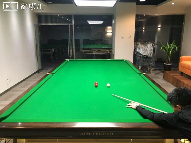 #斯诺克一级练习#题13:中袋15度正角