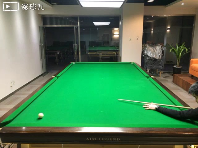 #斯诺克一级练习#题16:中袋30度反角