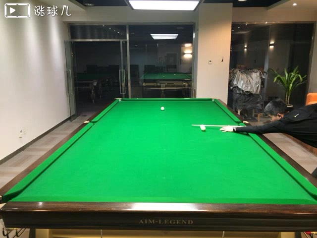 #斯诺克一级练习#题19:蓝球15度角