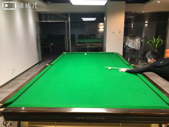#斯诺克一级练习#题20:蓝球30度角