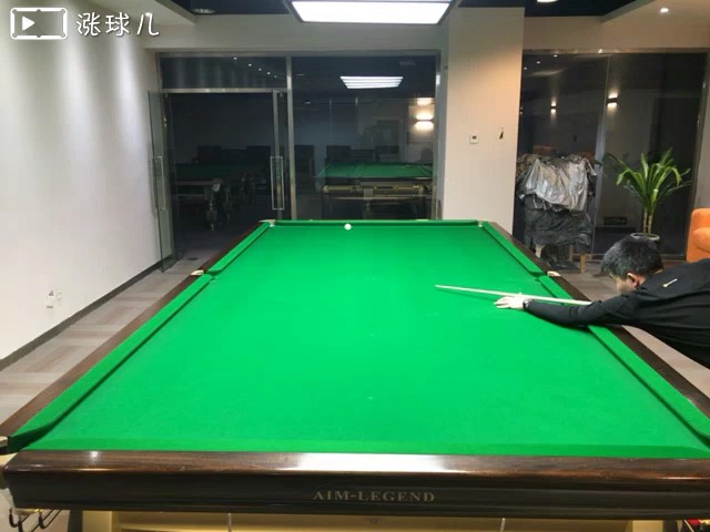 #斯诺克一级练习#题21:蓝球45度角
