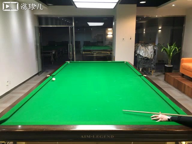 #斯诺克二级练习#题18:围黑球练习6